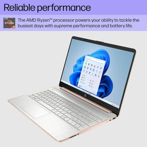 HP Newest 15.6" Anti-Glare HD Laptop, Intel Quad-core Processor, 16GB RAM, 128GB SSD+ 128GB USB Storage, Up to 11 hrs Long Battery, Win11 S, Silver