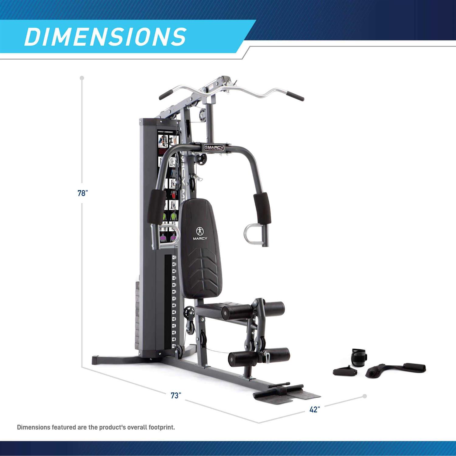 Marcy 150 lb. Stack Home Gym MWM-4965SC - Sports Supplies Online Store