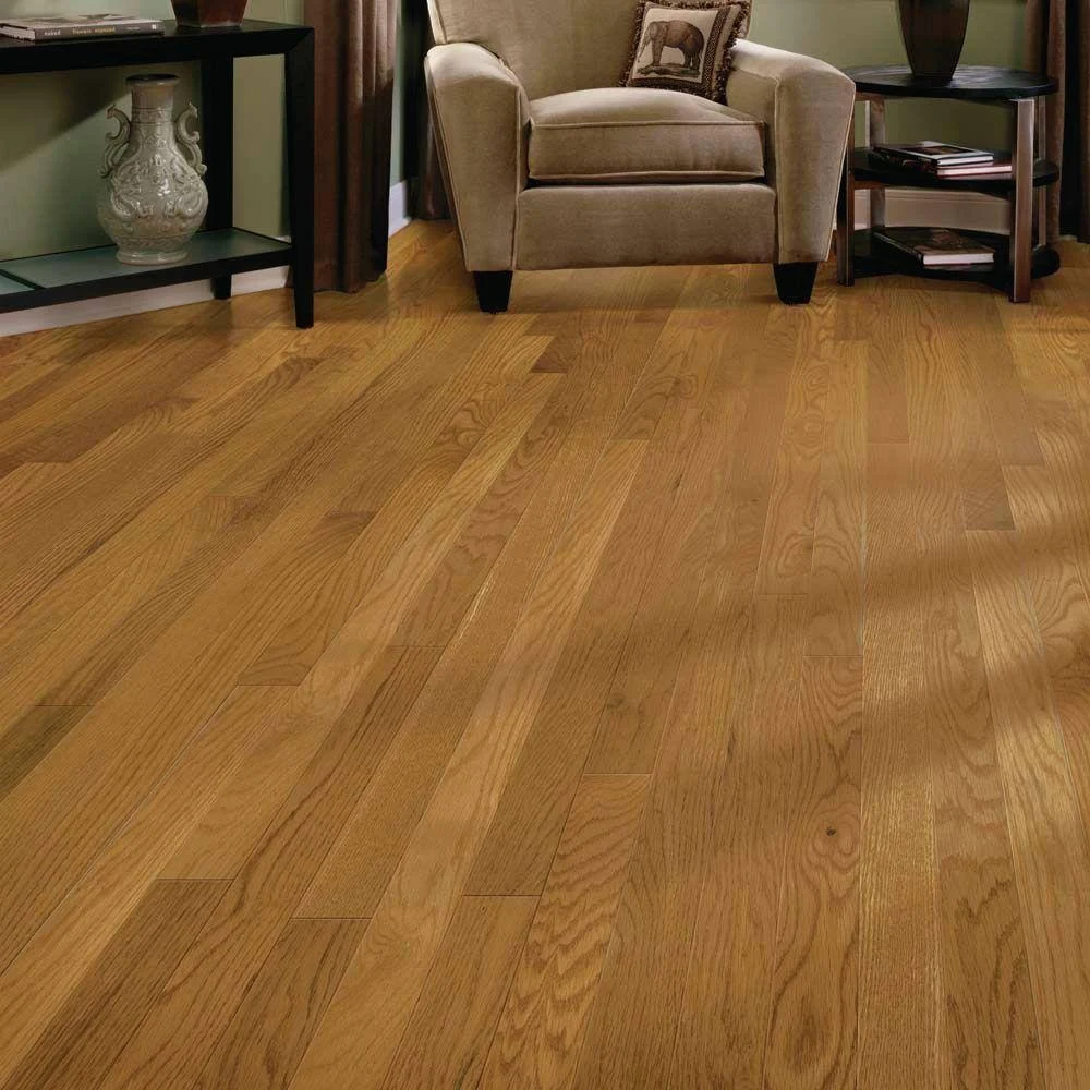 Bruce Laurel Butterscotch Oak 3/4 in. Thick x 2-1/4 in. Wide x Varying Length Solid Hardwood Flooring (20 Sq. ft. / CASE)