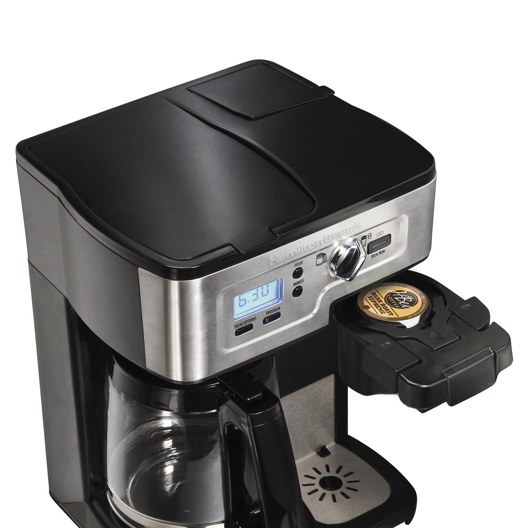 Hamilton Beach 2-Way FlexBrew 1-12 Cup K-Cup Ready Coffee Maker Brewer 49983