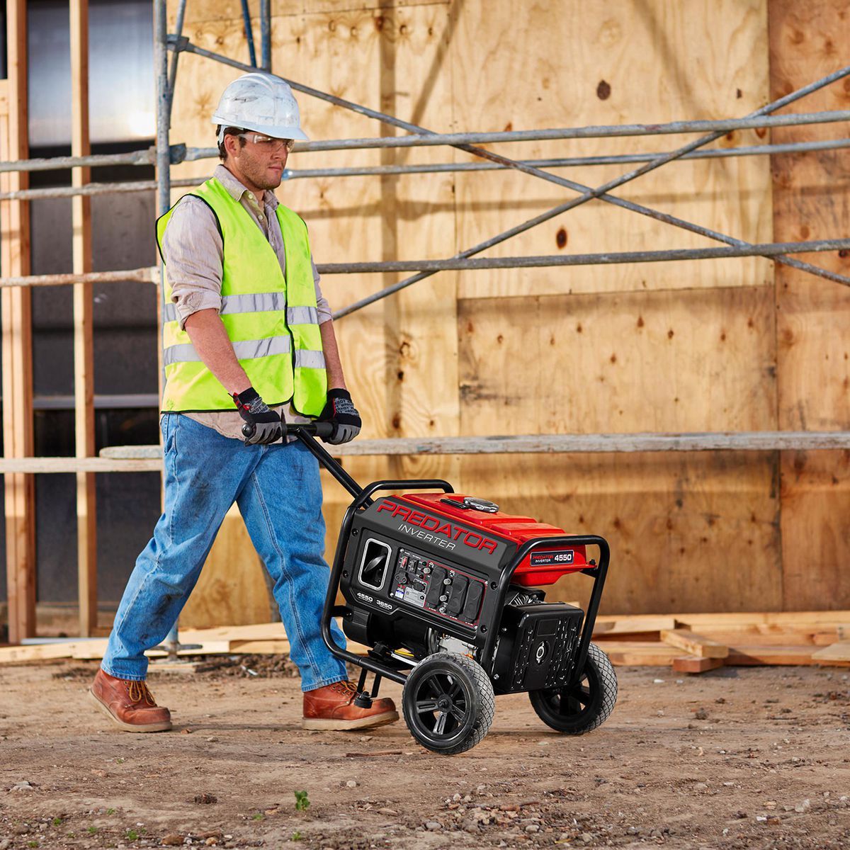 PREDATOR 4550 Watt Open-Frame Inverter Generator with CO SECURE Technology, EPA