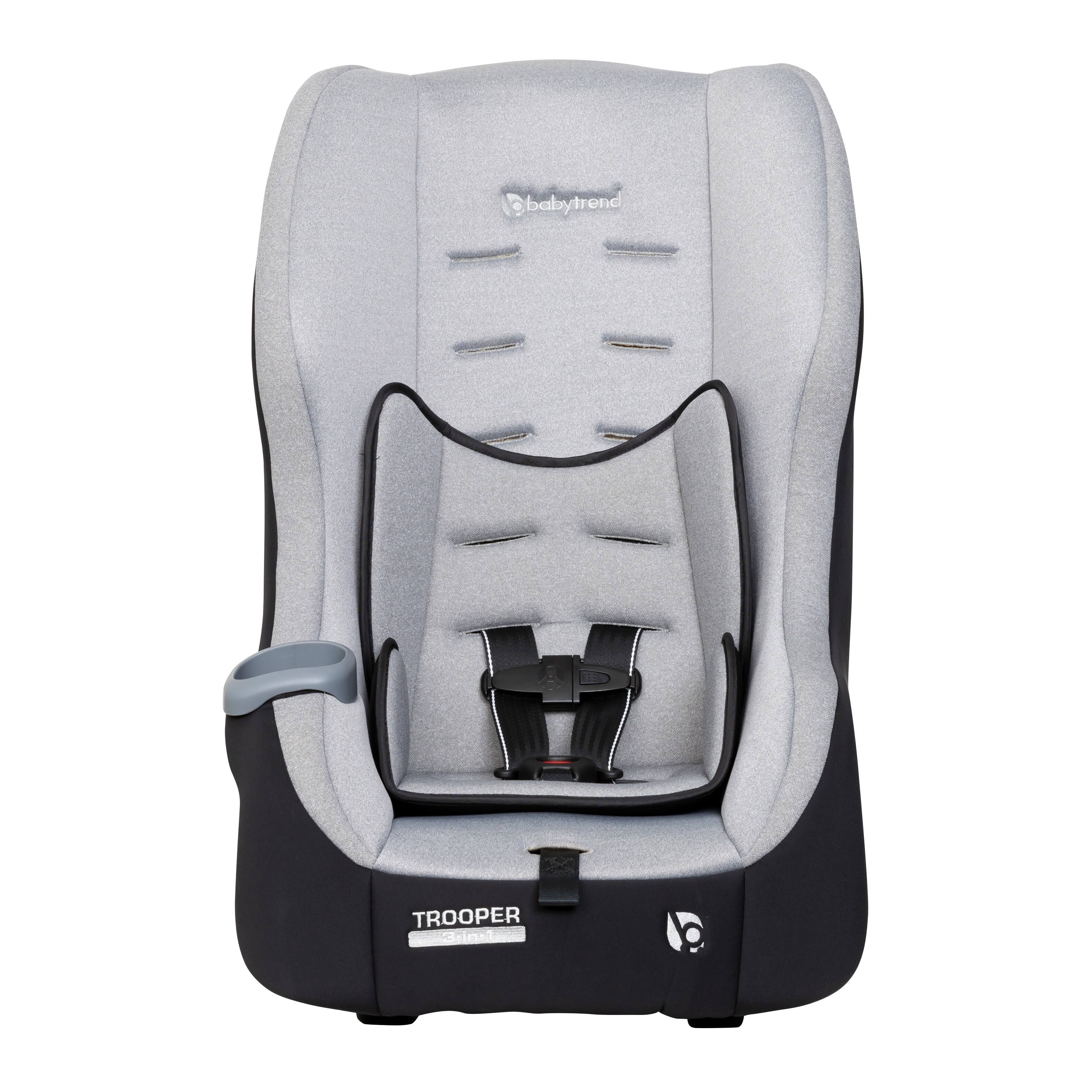 Baby Trend Trooper 3 in 1 Convertible Car Seat,Moondust - Full Size Car Seat - Grey