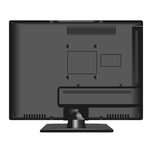 Supersonic SC-1520VTV 15.6 inch Smart AC/DC LED TV, Powered by VIDAA, 1080p, WiFi, Built-in Speakers, USB, HDMI, for Kitchen, RV, Boat, Truck, Playroom, Dorm Room, Remote, DC Car Cord Included