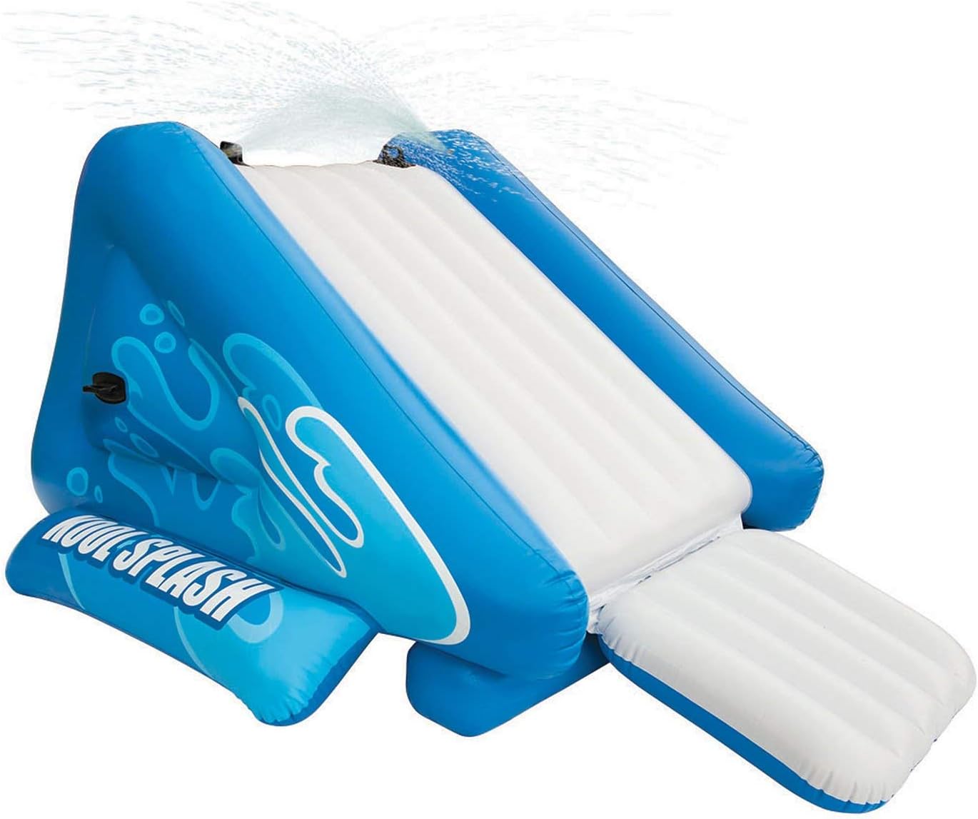 Intex Kool Splash Durable Vinyl Inflatable Play Center Swimming Pool Water Slide with Built in Sprayers for Kids and Adults, Age 6 and Up, Blue