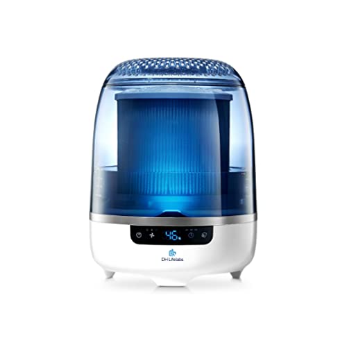 Air Purifier and Humidifier Combo, Air Purifier for Home Bedroom, Hypochlorous Acid Eliminates Bacteria Viruses Mold, Cleans & Moisturizes Air, Odor Eliminator Smoke Pets Mildew for Large Room