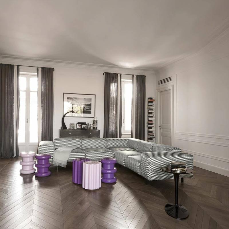 Kartell - Pilastro Stool - Black