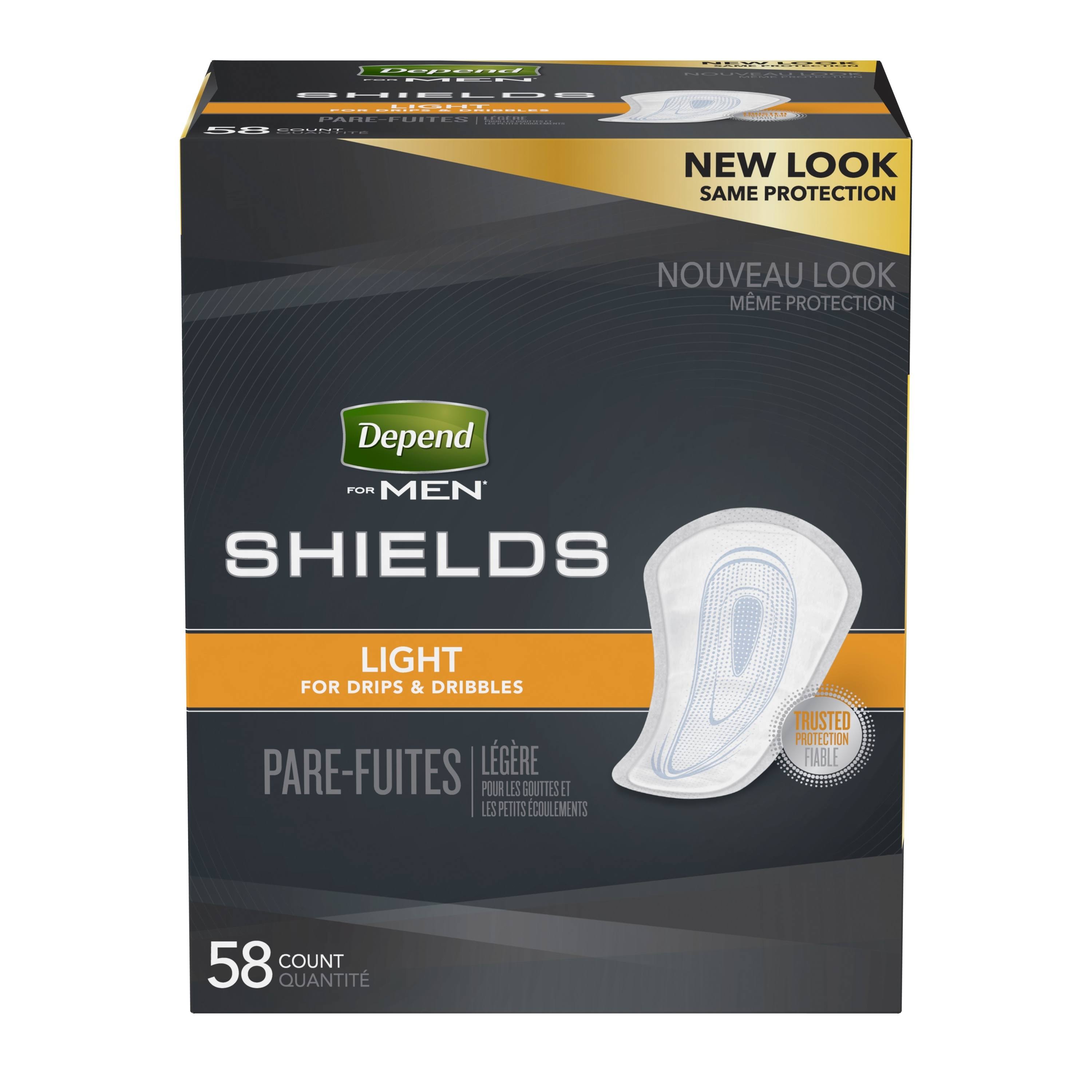 Depend Shields for Men, 174/case