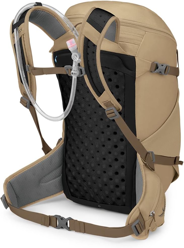 Osprey Skimmer 28L Women's Hiking Backpack with Hydraulics Reservoir, Coyote Brown