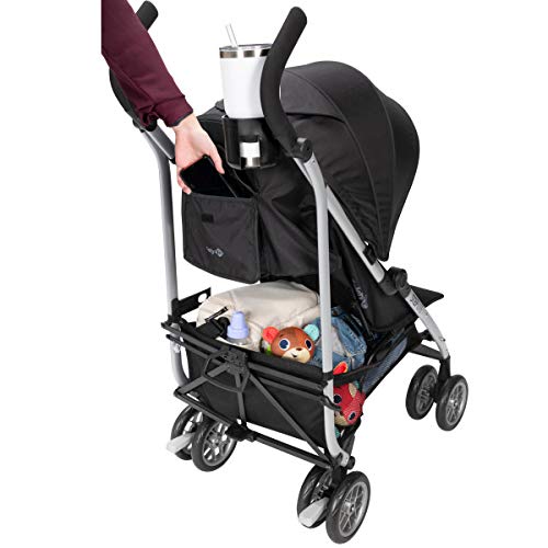 Safety 1st Step Lite Compact Stroller, Lightweight aluminum frame and a breeze to carry, at only 15 lbs, Greyhound