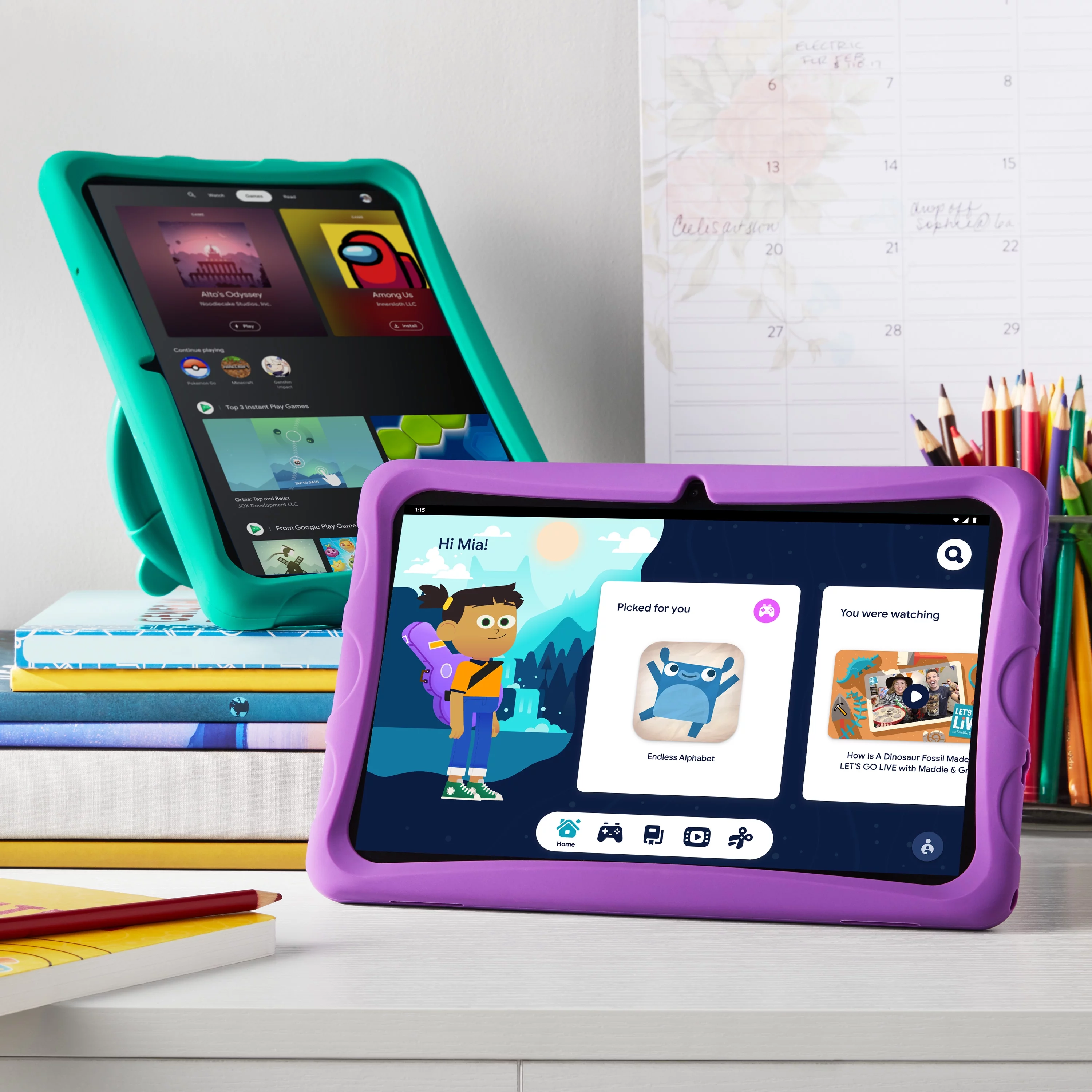 onn. 10.1" Kids Tablet, 32GB (2022 Model) - Violet