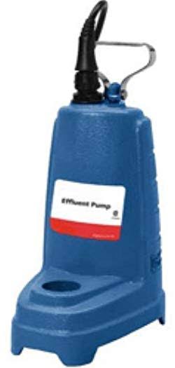 Goulds Pumps PE51M Effluent Pump, Manual, Cast Iron, 1/2 HP, 115V