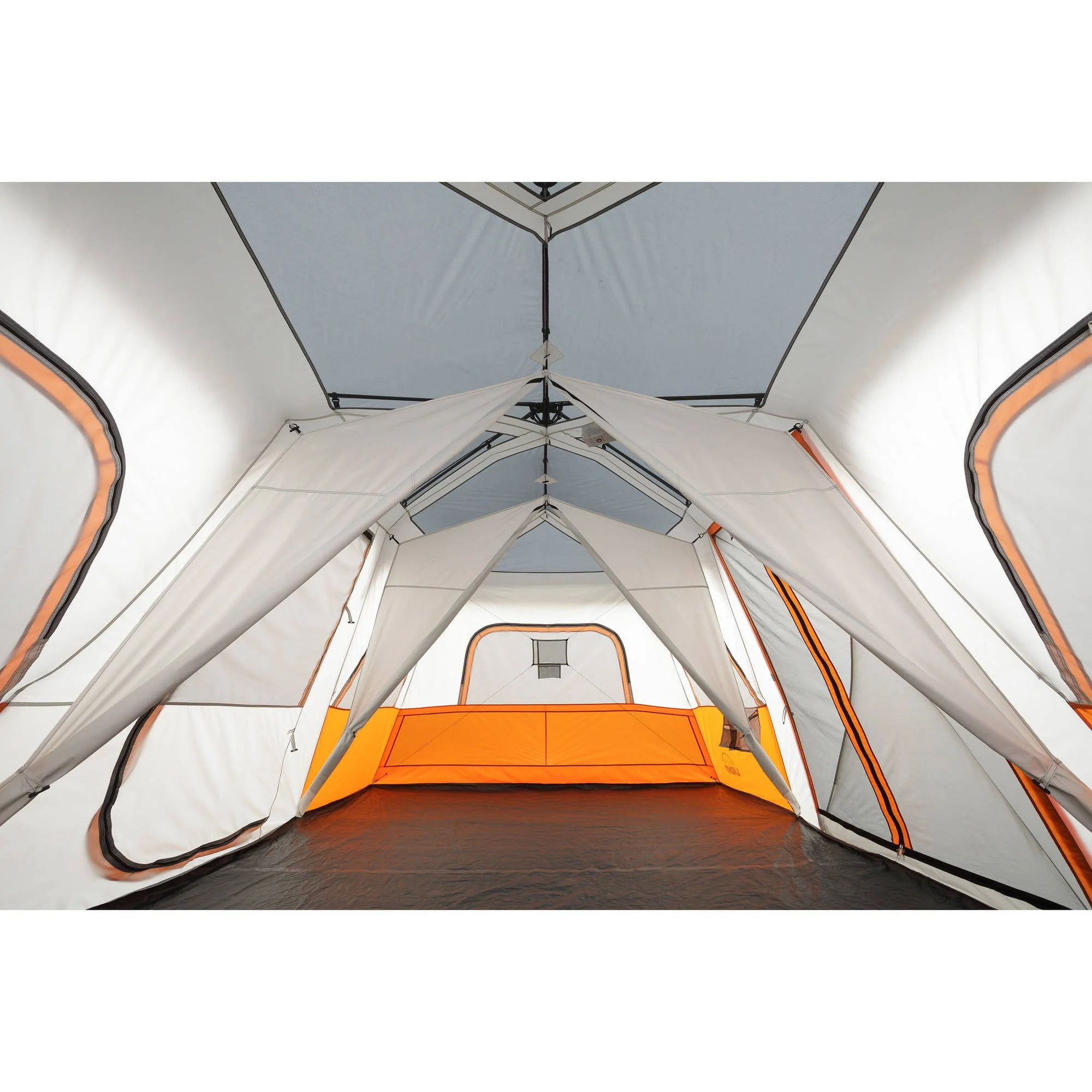 Ozark Trail 12 Person Instant Cabin Tent with Integrated LED Lights, 3 Rooms, 47.87 lbs
