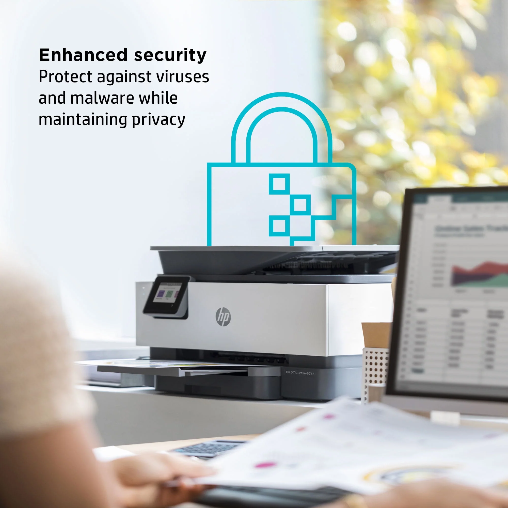 HP OfficeJet 9025e All-in-One Wireless Color Inkjet Printer - 6 months free Instant Ink with HP+