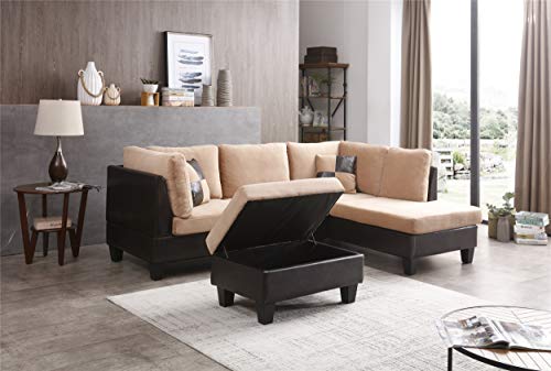 Edward Sectional, Tan