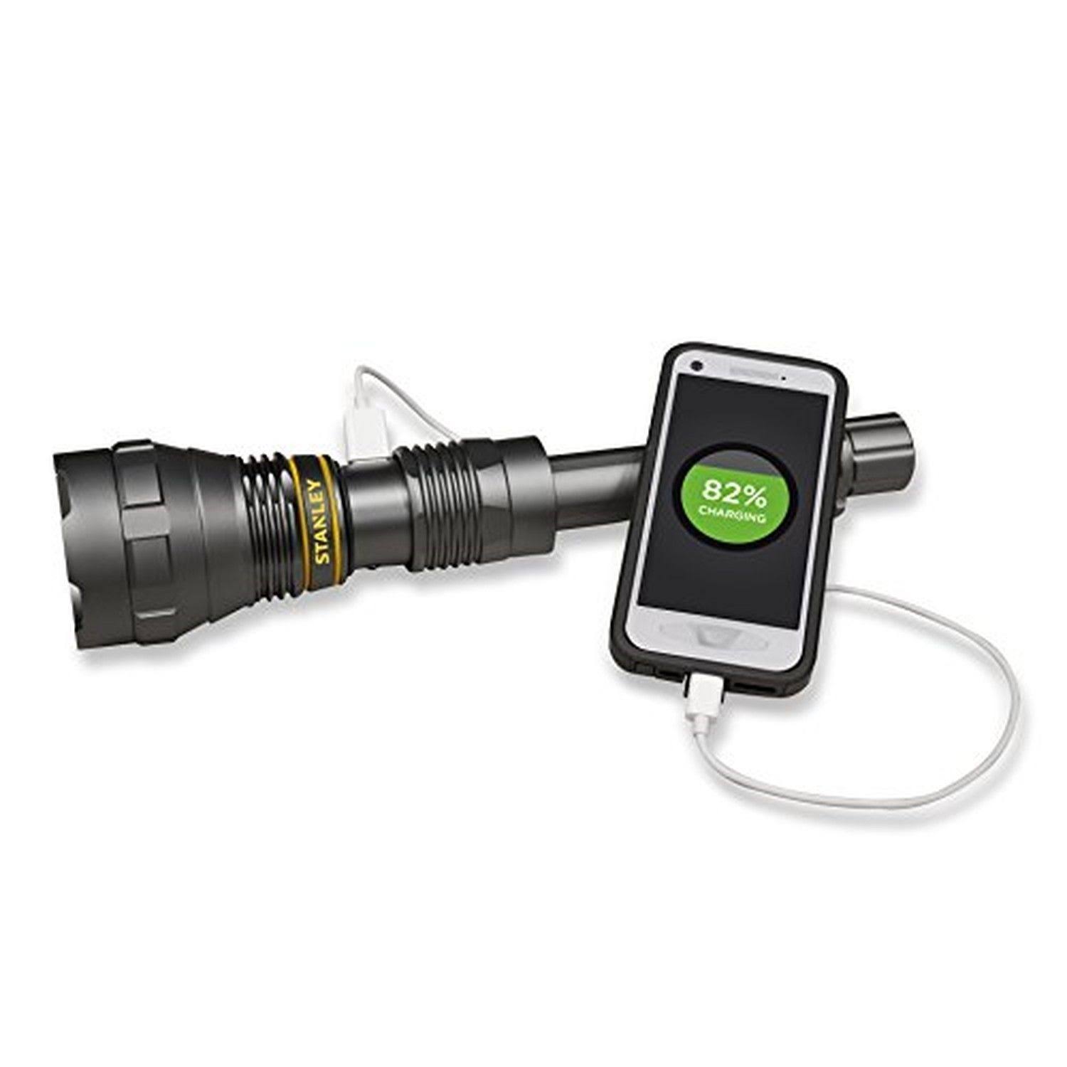 Stanley 1,000-Lumen Li-Ion Rechargeable LED Work Flashlight with Portable Power Tl1kps