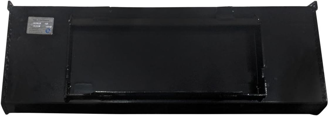 Titan Attachments Mini Skid Steer Bucket 42" 134.2 lb. Quick Tach Powder Coated
