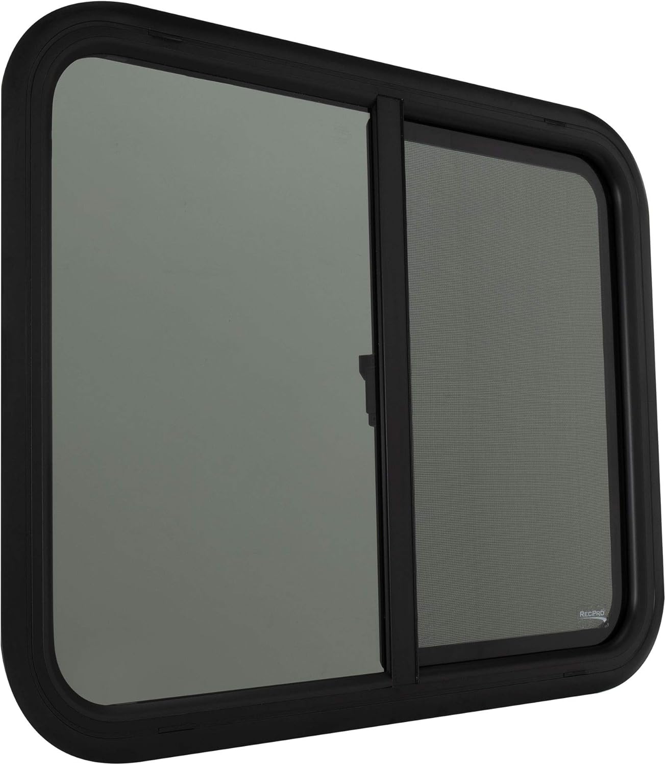 RecPro RV Window | Teardrop Horizontal Slide | RV Window Replacement | Camper Window | Tempered Tinted Glass | RV Window with Screen (21 W x 14 H, No Trim Kit)