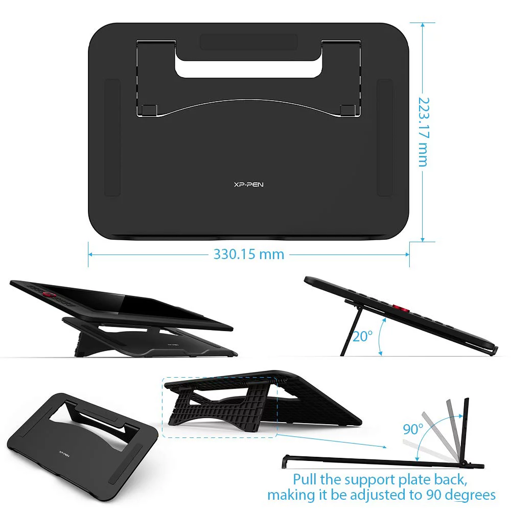 XP-PEN Artist 15.6 Pro Graphics Drawing Tablet Full-Laminated Pen Display with 60 Degree Tilt Function, Red Dial, 8192 Levels Pen Pressure
