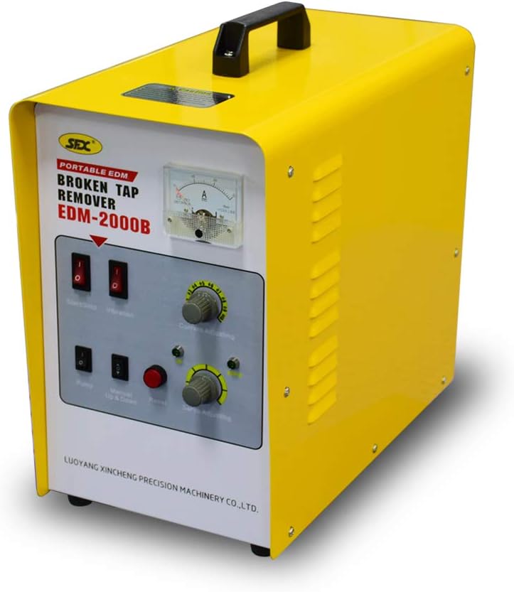 110V SFX 2000W Power Broken Tap Removal Portable EDM Drilling Machine,M2-M36(5/64'' to 1-27/64'') Tap Disintegrator,Electrical Discharge Machining Broken Drills/Bolts Remover