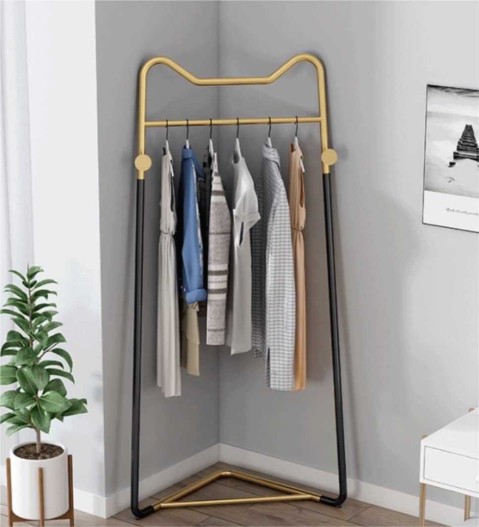 Coat Rack Coat Hat Rack Entryway Coat Rack Coat Stands Corner Hall Coat Rack Floor-to-Ceiling Household Simple Bedroom Simple Hanger Triangle Space-Saving Coat Stand Coa