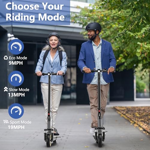 NAVIC Electric Scooter Adults,Max 19/22/27/49 Miles Ranges,Top Speed 19/22 mph,350/750W Peak Motor, Folding E-Scooter with Dual Braking Dual Suspension