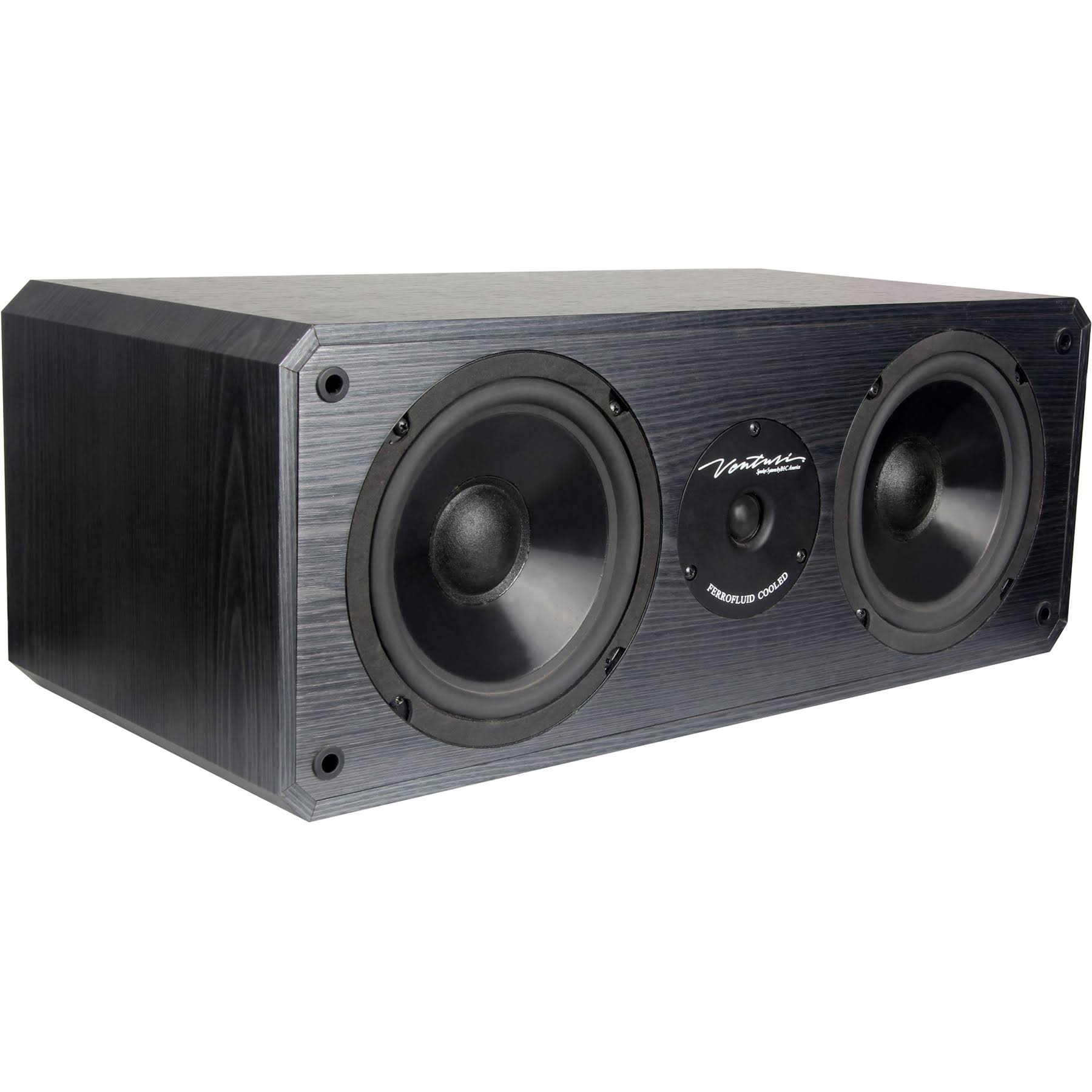 BIC America Venturi DV62CLR-S 2-way Center Channel Speaker - Black