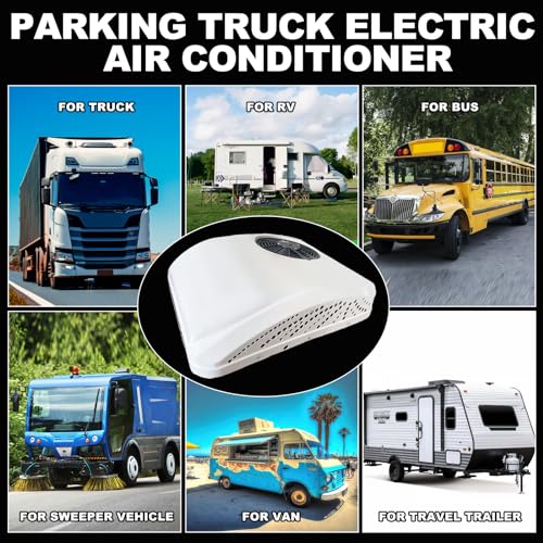 12V RV Air Conditioner with Heat Universal for RV Rooftop AC Unit, 12 Volt DC Air Conditioner A/C Heater Combo, Quiet 2 in 1 Heating and Cooling for Truck, Trailer, Boat, Motorhome, Camper, Caravan