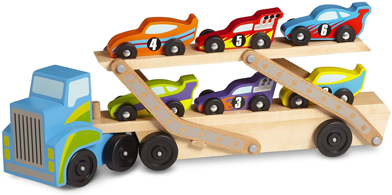Melissa u0026 Doug Race Car Carrier