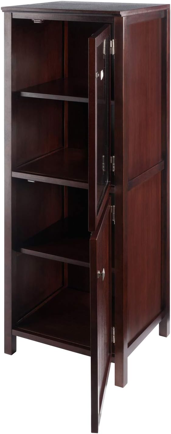 Winsome Wood Brooke Cabinet/Cupboard, 47.44 H, Walnut
