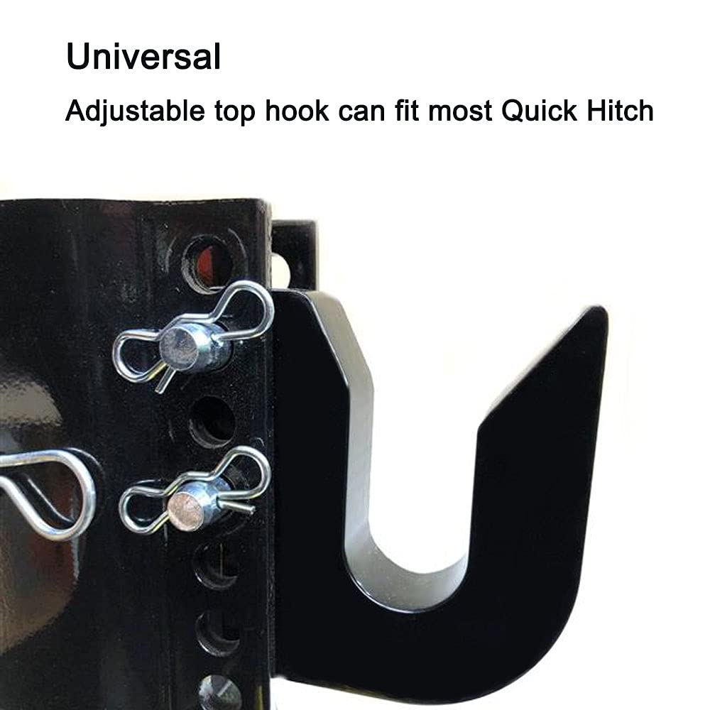 osemar Top Hook Fit for Harbor Freight Quick Hitch Cat 1 Pack of 2