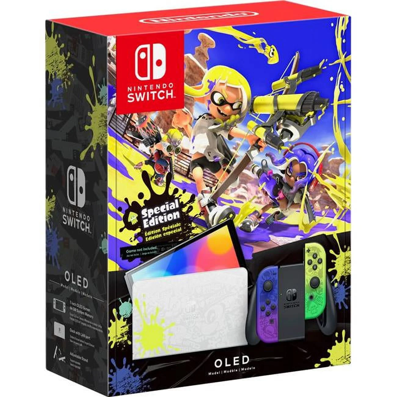 Switch OLED Model Splatoon 3 Special Edition Video Game - Curated Treasures Market