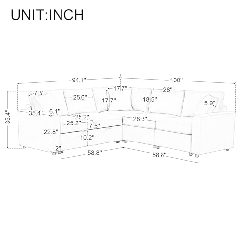 U Shaped Convertible Sectional Sofa Pull Out Bed with Left Hand Chaise , Deep Seat Reversible Sleeper Corner Couch with Stoage and Detachable Backrest, Corduroy Upholstered Sofabed for Living Room