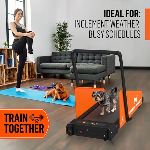 Dog Treadmill for Small and Medium Size Dogs - Pet Running Machine - Dog Pacer Training Pad