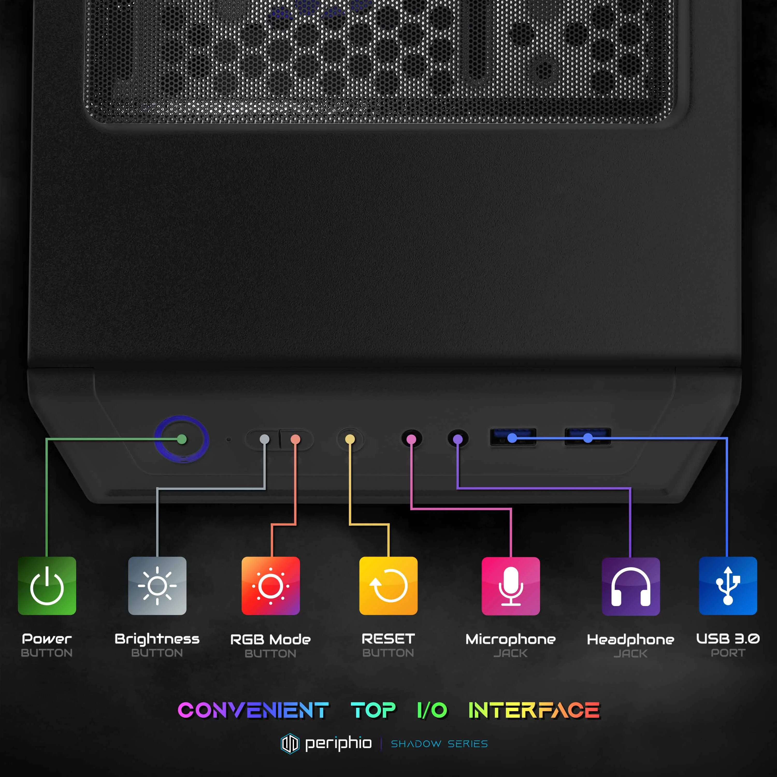 Restored Periphio Ghoul Prebuilt Gaming PC Desktop Computer Tower Intel Quad-Core i5 NVIDIA GeForce GT 1030 Graphics 16GB RAM 120GB SSD + 500GB HDD Windows 10 HDMI Wi-Fi (Refurbished)