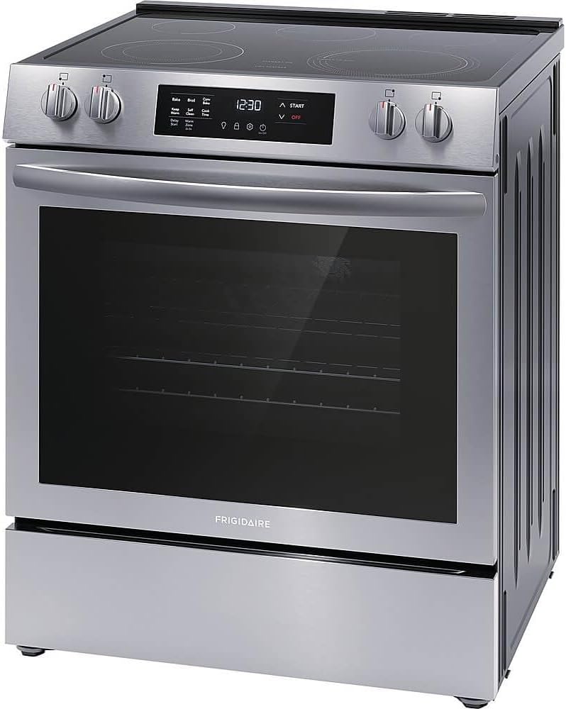 Frigidaire FCFE3083AS 5.3 Cu. Ft. Stainless Steel Freestanding Electric Range with Convection Bake