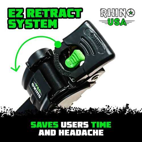 Rhino USA Retractable Transom Tie-Down Straps - Shop Hardware Tools Online Store