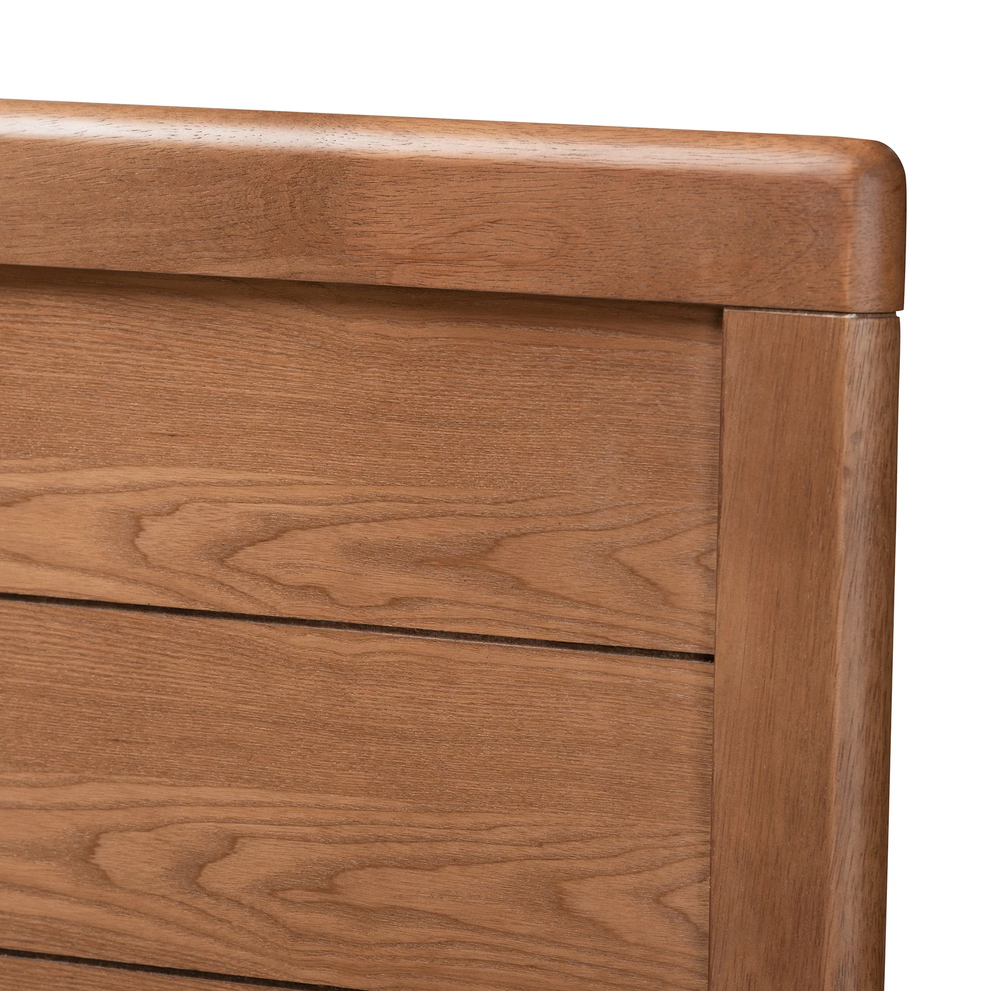 Baxton Studio Seren Mid-Century Modern Walnut Brown Finished Wood Full Size Headboard,Wholesale Interiors