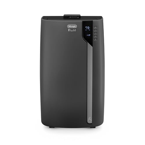 De'Longhi Pinguino Portable Air Conditioner - For Rooms Up to 500 sq. ft. - Cooling, Dehumidifying & Fan Modes - Easy to Use - Washable Filter Included