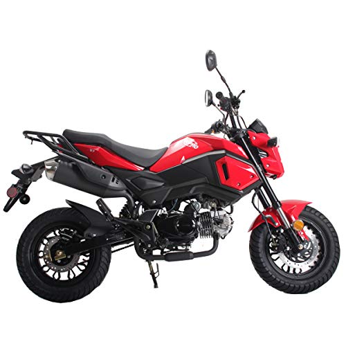 X-PRO 125cc Adult Motorcycle Gas Motorcycle Dirt Motorcycle Street Bike Motorcycle Bike,Big 12" Wheels!