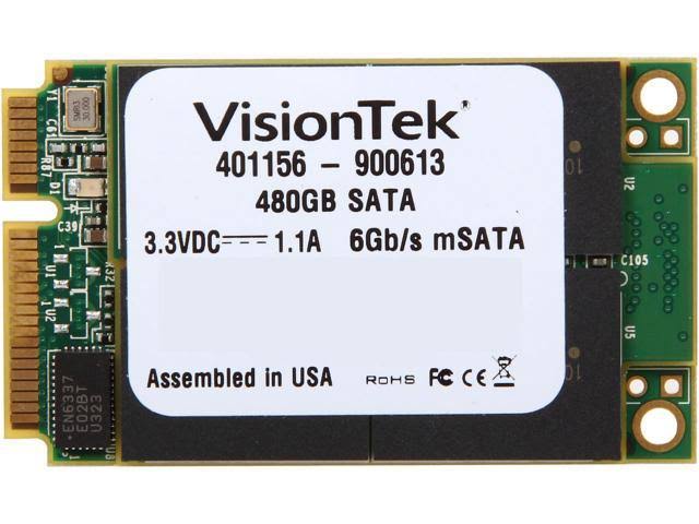 Visiontek mSATA 480GB Internal Solid State Drive