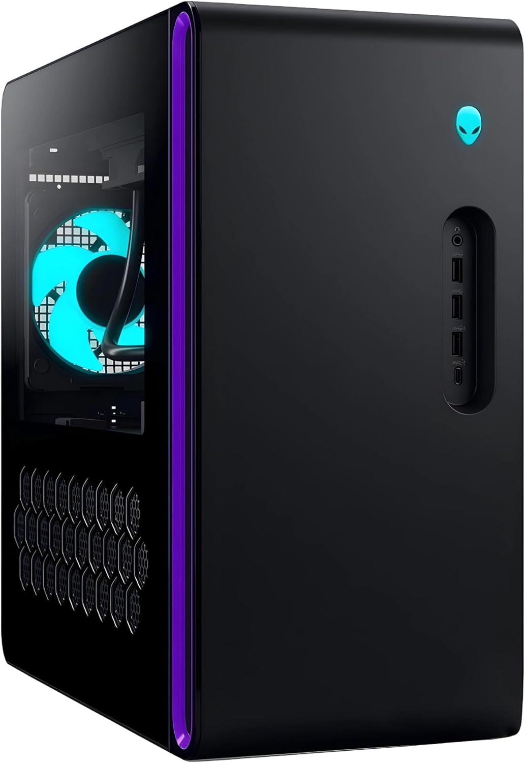 Alienware Aurora R16 Gaming Desktop PC - Intel Core i7-13700K 16-Core up to 5.40 GHz, 32GB RAM, 1TB NVMe SSD + 16TB HDD, GeForce RTX 4080 16GB GDDR6X, Windows 11 Pro, Liquid Cooling, Basalt Black