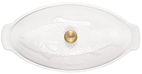 Le Creuset Heritage Stoneware Oval Fish Baker, 1.7qt., Cerise
