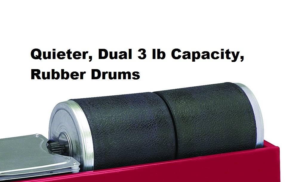 Chicago Electric Dual Drum Rotary Rock Tumbler