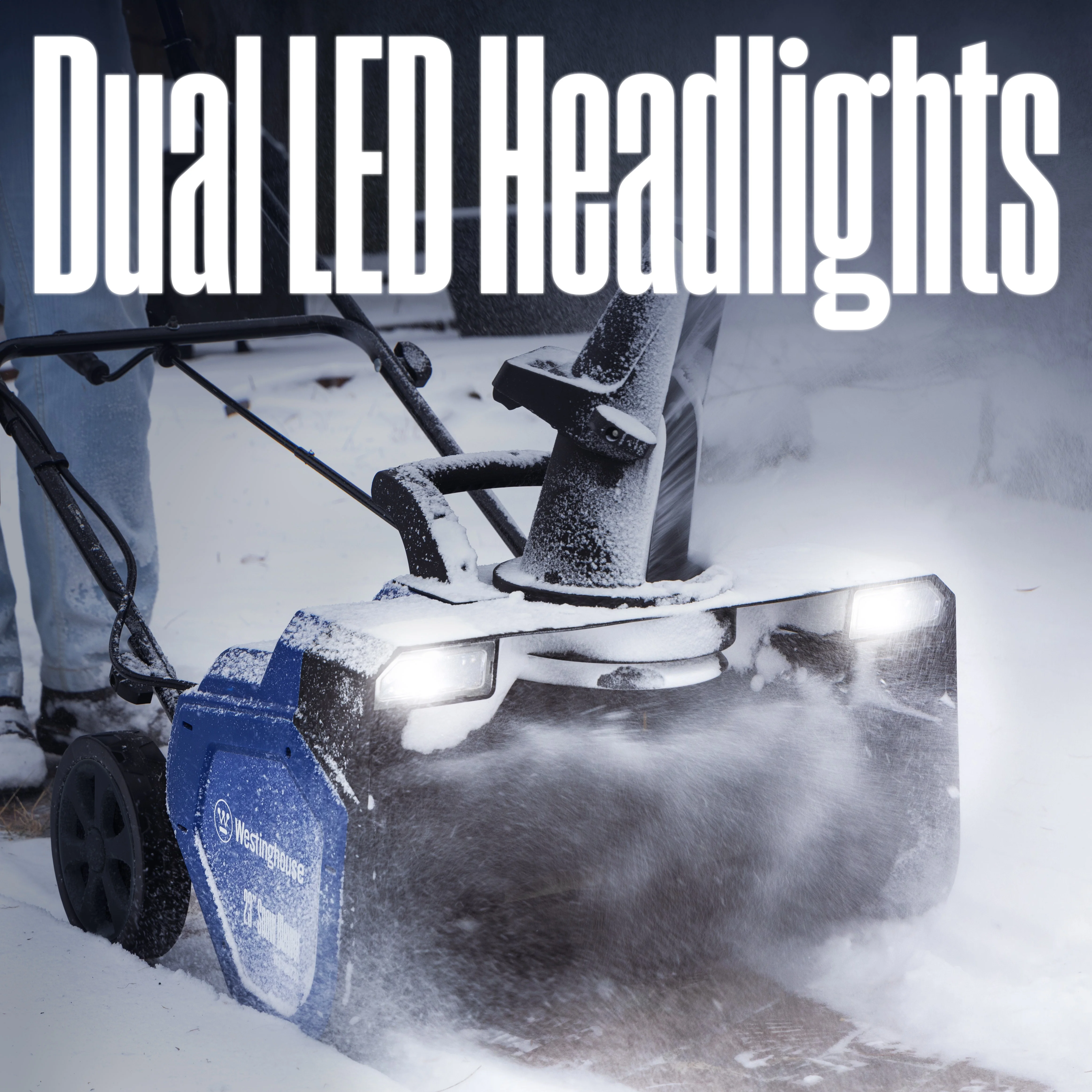 Westinghouse 23" 15A Corded Electric Snow Blower with LED Lights