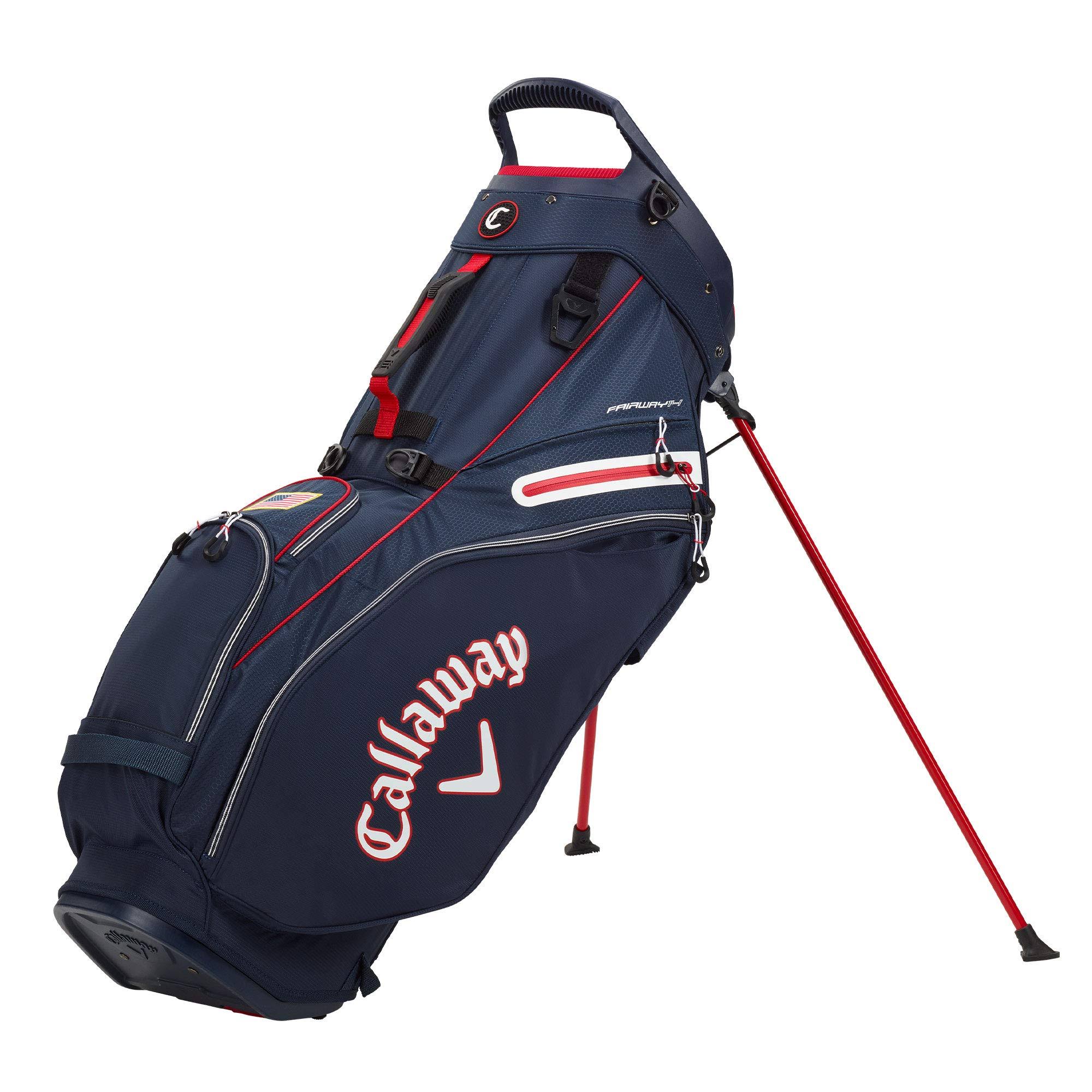Callaway Fairway 14 Stand Bag - Navy / White / Flag