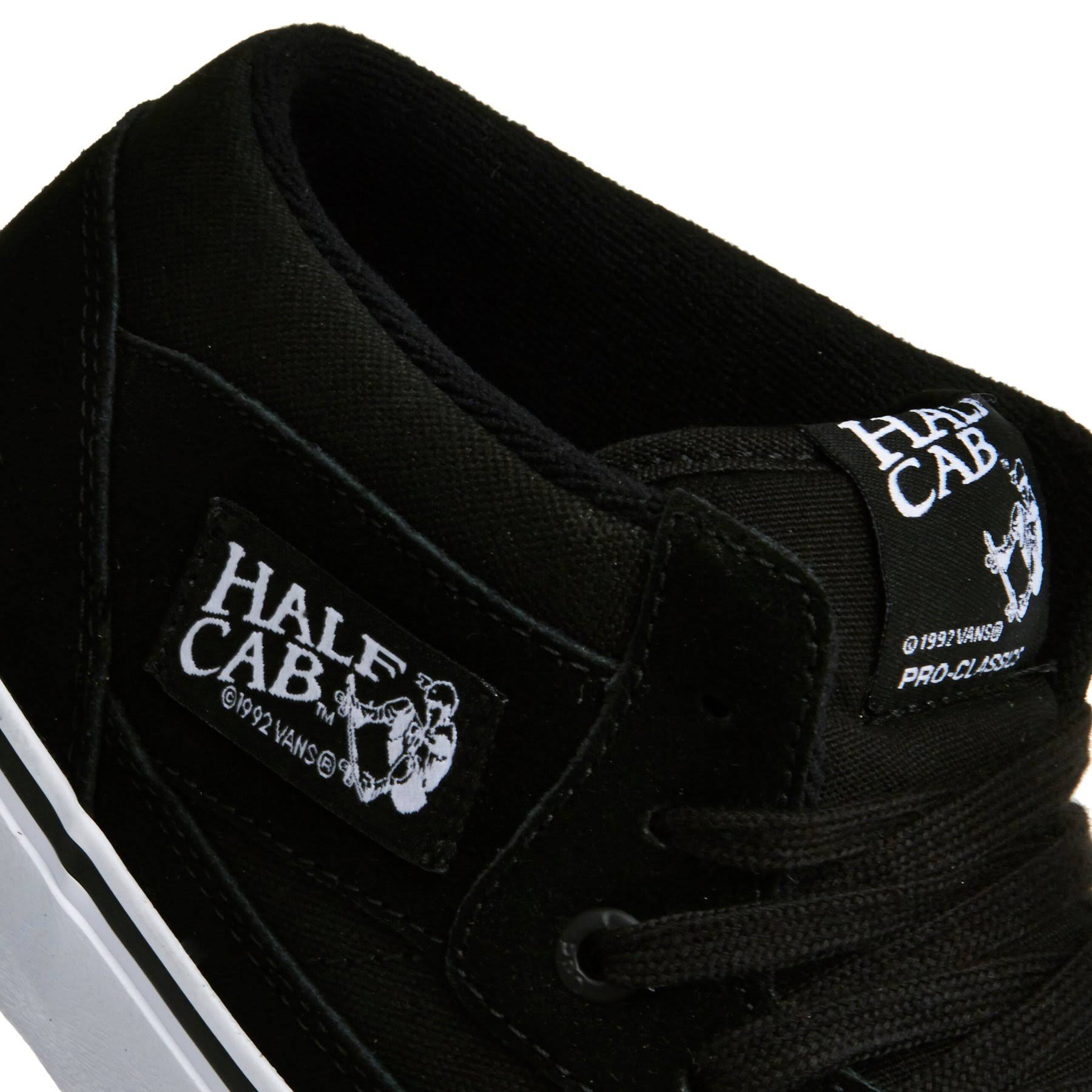 Vans Half Cab Pro (Black/Black/White)