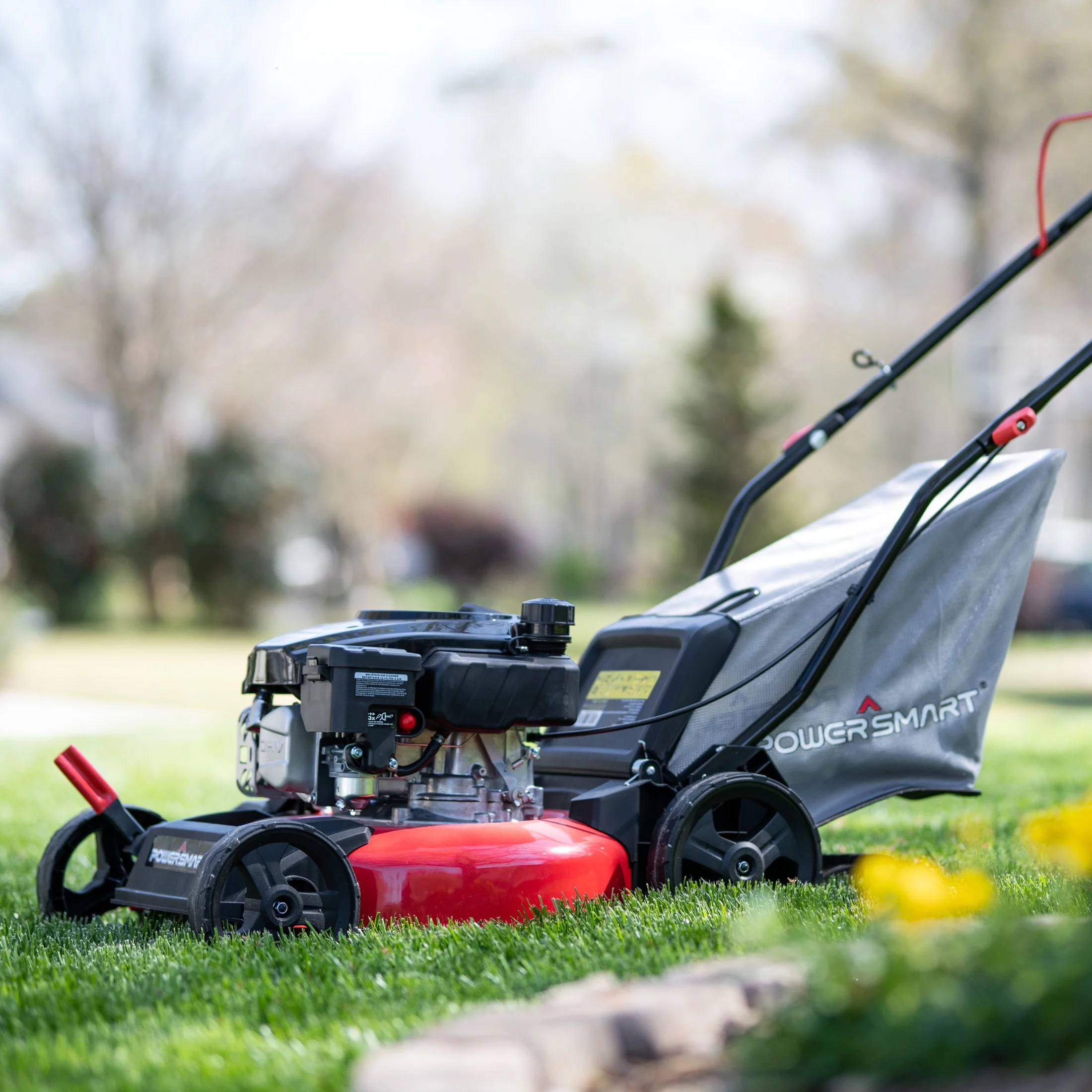 PowerSmart DB8617P 17 in. 3-in-1 Gas Push Lawn Mower