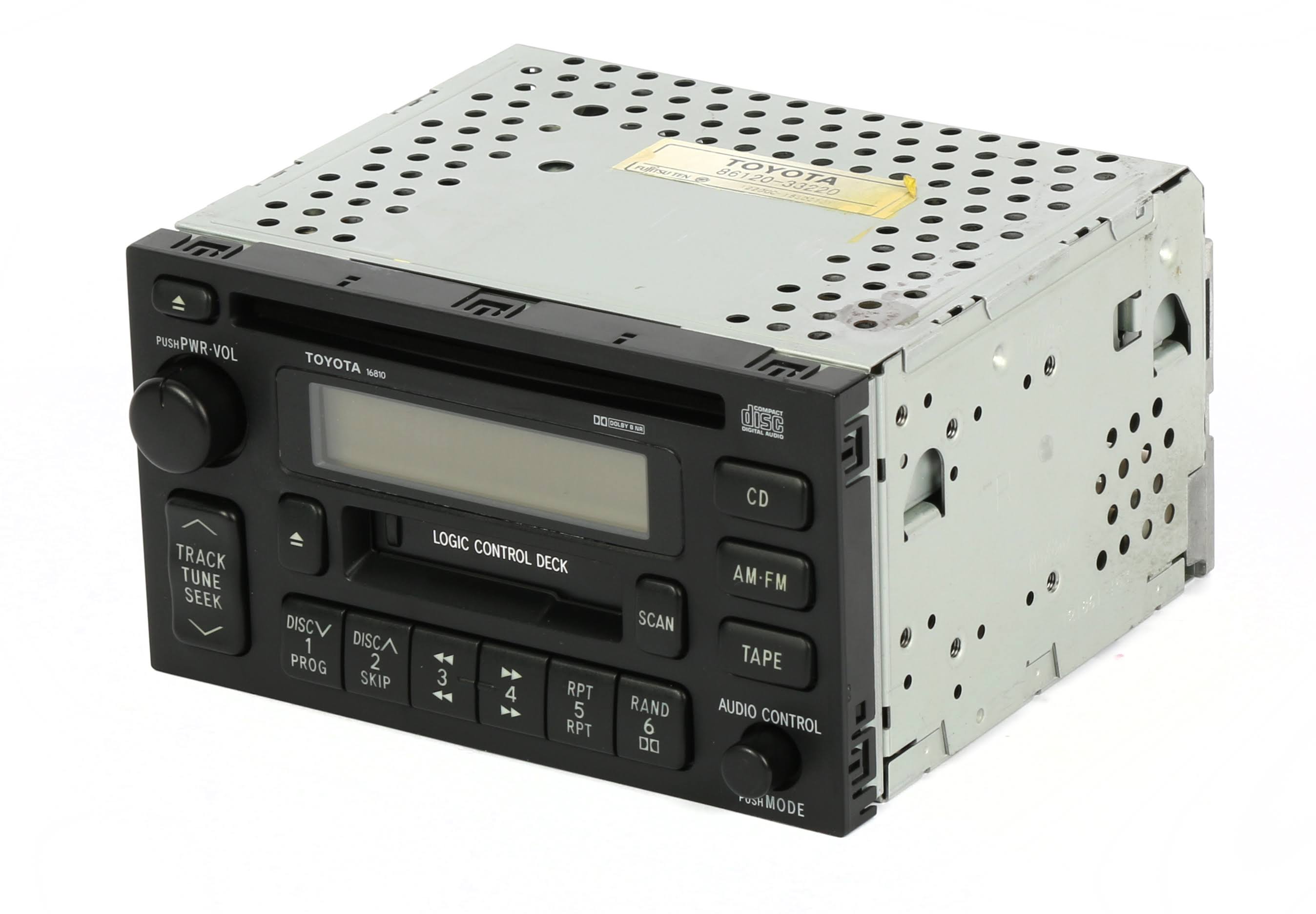 1999 Toyota Camry Avalon Solara Am FM Radio CD Cassette 86120-33220 Face 16810
