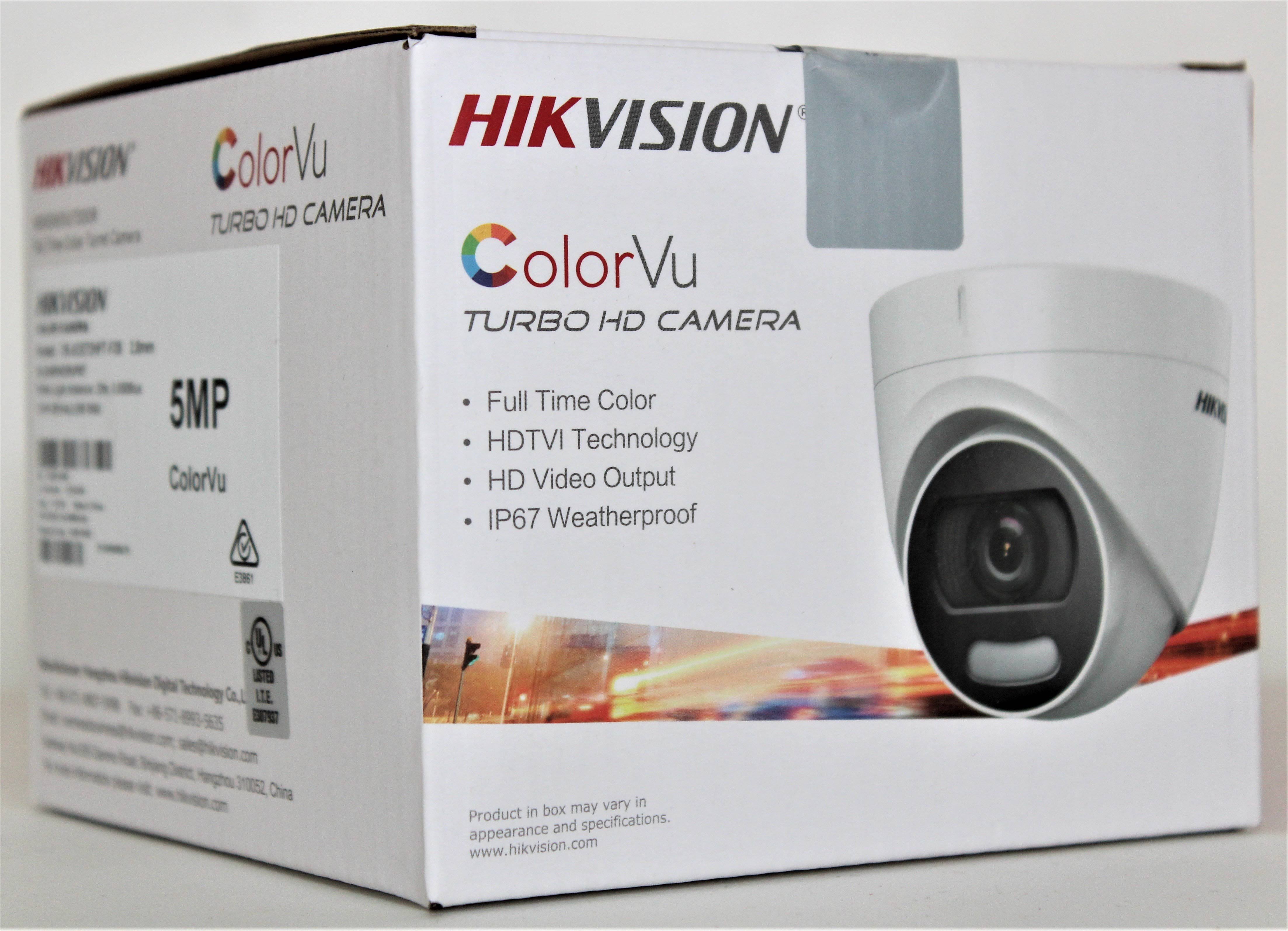 Hikvision ColorVu DS-2CE72HFT-F28 5 Megapixel Surveillance Camera - Turret