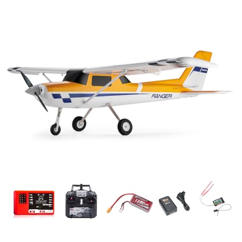 Fms Rc Planes for Beginner 1220mm Ranger Reflex V3 Red Remote Control Airplane Hobby Rc Airplanes for Adults RTF (Include Control, Battery,Charger,)